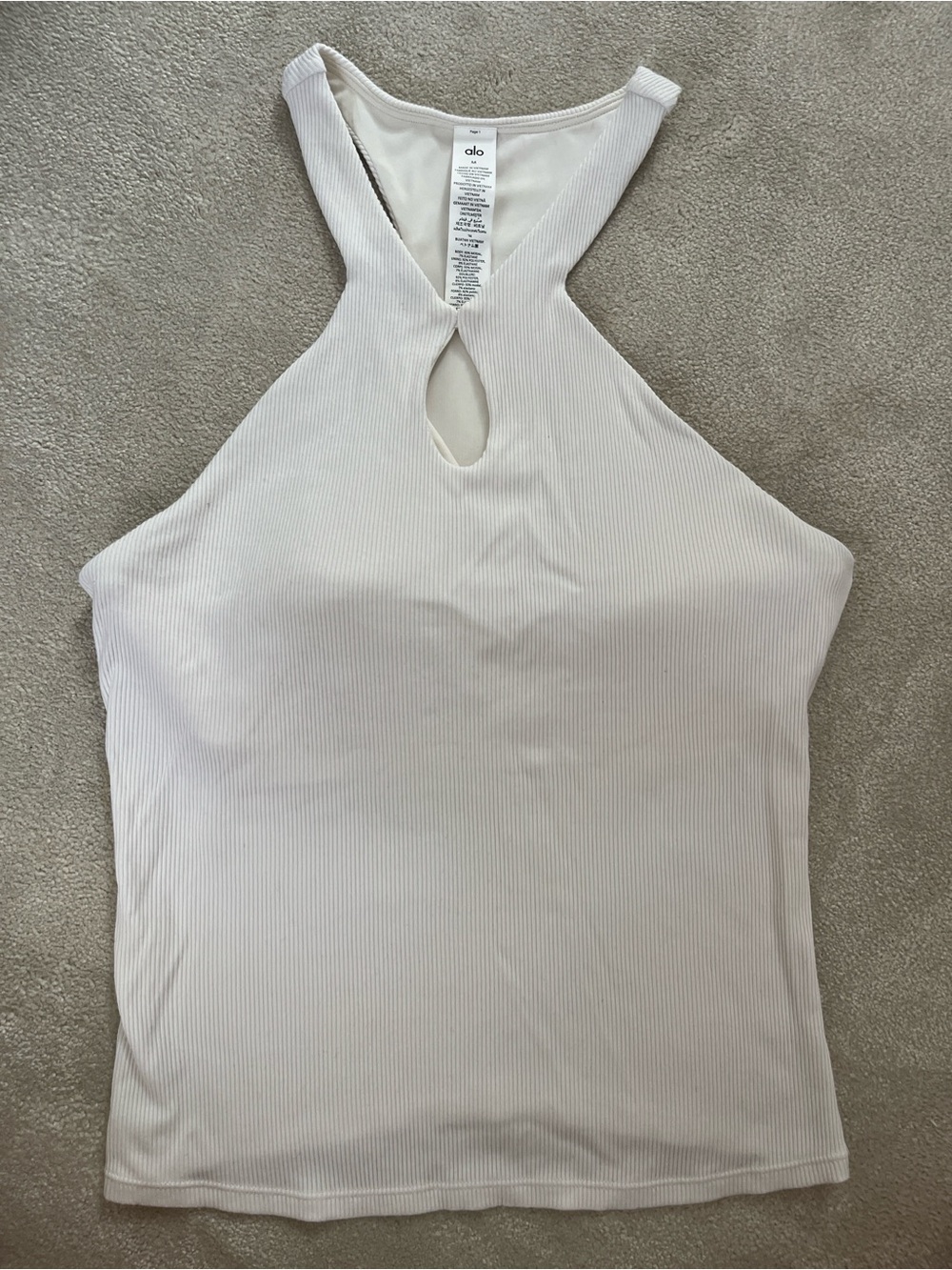 ALO Ribbed Devoted Tanktop - Picture 4 of 6